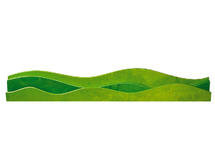 Fantasiehoek - wandlijst - land - per stuk