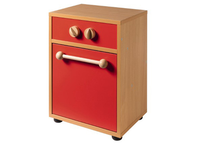 Speelmeubel, Trendy, Vaatwasser - Frame Esdoorn - Deurtjes Roze - Per Stuk