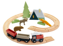 Treinsporen - Hout - Tender Leaf - bergtrein - bergtoptrein -  21 stuks