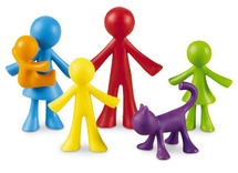 Sorteerfiguren - Learning Resources All About Me Family Counters - alles over mij - familie - per set