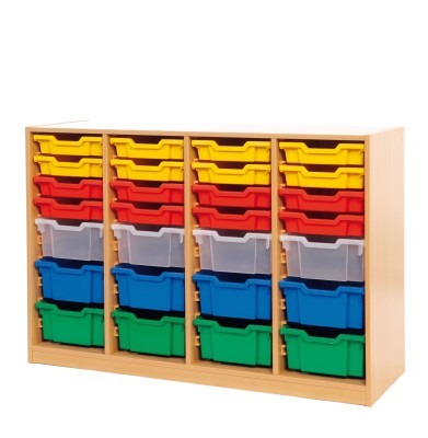 Kast Basic, Keuzekast, Ondiep, 4-koloms