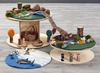 Fantasiehoek - speeltapijten - vilt - set van 3