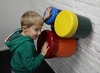 Outdoor - speelwand - muziek - rainbow bongo's