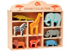 Speelgoedfiguren - Tender Leaf - safaridieren - hout - set van 8