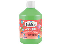 Verf - acrylverf - Rainbow Acrylique - 500 ml - budget - groen - per stuk