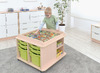 Speelmeubel - speeltafel - vierkant - hoog - zonder kisten en glijders - 81 x 81 x 57 cm - per stuk