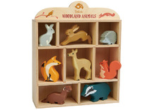 Dieren - Hout - Wouddieren 8St
