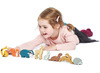 Speelgoedfiguren - Tender Leaf - wouddieren - hout - set van 8