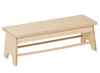 Poppenmeubel - bank - Dusyma Sitti - 60 x 20 x 20 cm - berk - per stuk
