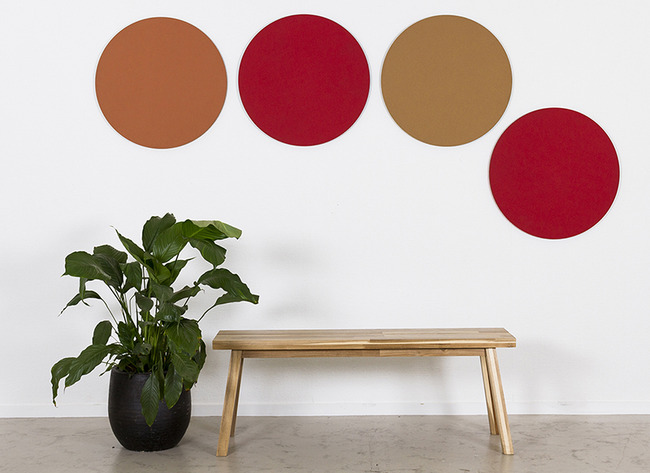 Bord - Prikbord - Rond - Donkerblauw - Per Stuk