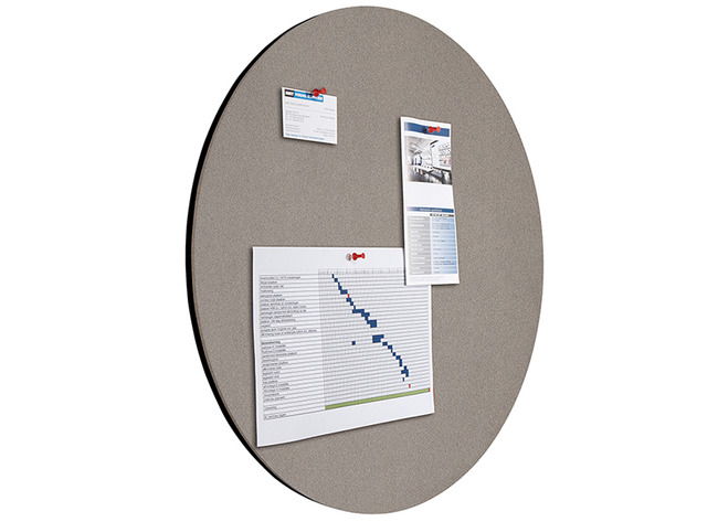 Bord - Prikbord - Rond - Beige - Per Stuk