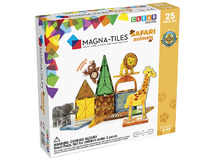 Constructie - Magnatiles - Safari Animals - 25 Stuks