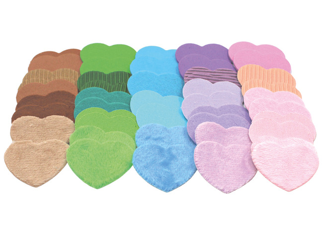 Gommettes  - Harten  - Zelfklevend - ø 3,5 Cm - Set Van 50 Assorti
