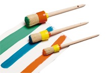 Penselen - rond - 4,25 cm - per stuk