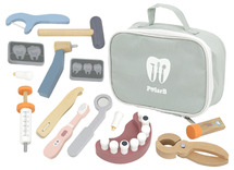 Poppenhoek - rollenspel - tandartskoffer - set van 13