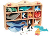 Speelgoedfiguren - Tender Leaf - zeedieren - hout - set van 10