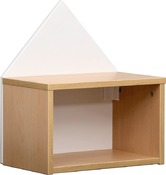 Kast wit - blauw