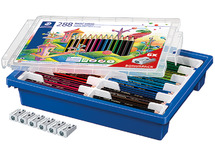 Potloden - kleurpotloden - Staedtler Noris Colour - zeshoekig - kist - voordeelpakket - set van 288 assorti