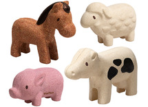 Dieren - Schattige Boerderijdieren 4St