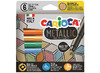 Kleurstiften - Dik - Carioca  Jumbo Metallic - Set Van 6