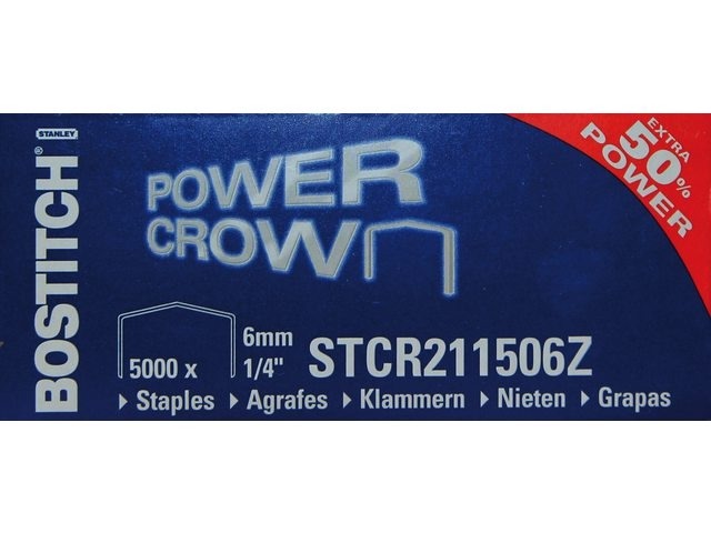Nieten - Bostitch Stcr211506z - 6 Mm - Gebogen Rug - Staal - Set Van 5000