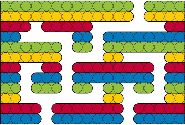 Maxi-coloredo - Muurbord