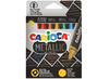 Waskrijt - Carioca Metallic - Driehoek. - Set Van 8