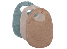 Slabbers - Jollein - badstof - sea green, nougat, biscuit - set van 3