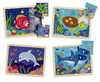Puzzel set - zeedieren set/4