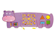 Speelwand - hippo