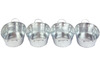 Modderkeuken - accessoires - metalen kommen - set van 4