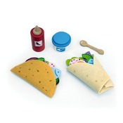 KEUKENHOEK - VOEDINGSWAREN - HOUT - TACO SET - SET VAN 27