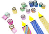 Kleefband - fantasie - washi-tape - voordeelpakket - set van 100 assorti