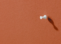 Bord - Prikbord - Float - 180 cm x 120 cm - rood - per stuk