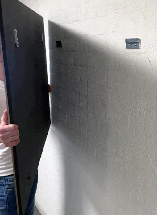 Bord - Prikbord - Float - 180 Cm X 120 Cm - Donkerblauwgrijs - Per Stuk