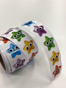Stickers - Belonen - Ster - Vrolijk - Op Rol