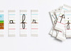 Schrijftechniek - nathan - magnetische schrijfletters - 6x 26 letters