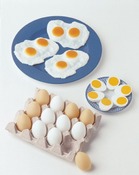 Voeding - imitatie - eieren - pakket - ass/12