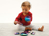 Open-ended - tickit Sensory Reflective Colour Burst Buttons - metalen stenen gekleurd - set van 7
