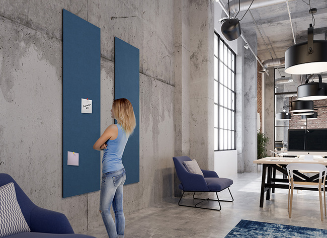 Bord - Prikbord - Float - 200 Cm X 120 Cm - Donkerblauw - Per Stuk