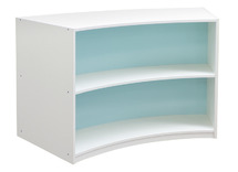 Kast - Rondo - 1/8 - 78 cm - onderstel lichte esdoorn - rugleuning appelgroen - per stuk