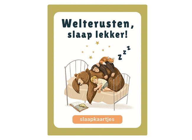 Kaartenset - Briljant Uitgeverij - Welterusten Slaap Lekker - Praatkaarten - Per Set