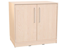 Naturo - M kast met 1 legplank, diepte 60 cm, deuren, met plint