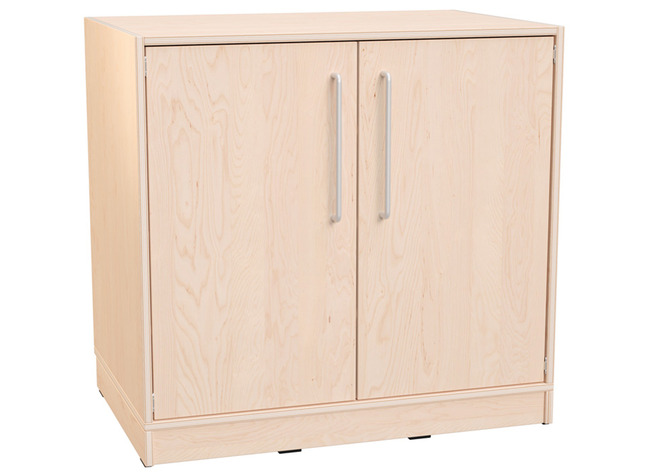 Naturo - M Kast Met 1 Legplank, Diepte 60 Cm, Deuren, Met Plint