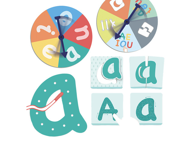 Spel - Taalspel - Akros The Vowel Challenge - De Klinkeruitdaging  - Per Spel