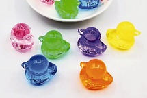 ONTDEKTAFEL - LICHTTAFEL - ACCESSOIRES - TRANSPARANTE EENDJES - SET VAN 60