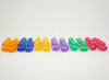 Ontdektafel - lichttafel - accessoires - transparante eendjes - set van 60