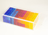 Ontdektafel - lichttafel - accessoires - transparante kubussen - set van 64
