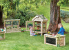 Kweekbakken - hout - see-through plantbak - per stuk