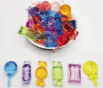 ONTDEKTAFEL - LICHTTAFEL - ACCESSOIRES - TRANSPARANTE SNOEPJES - SET VAN 144